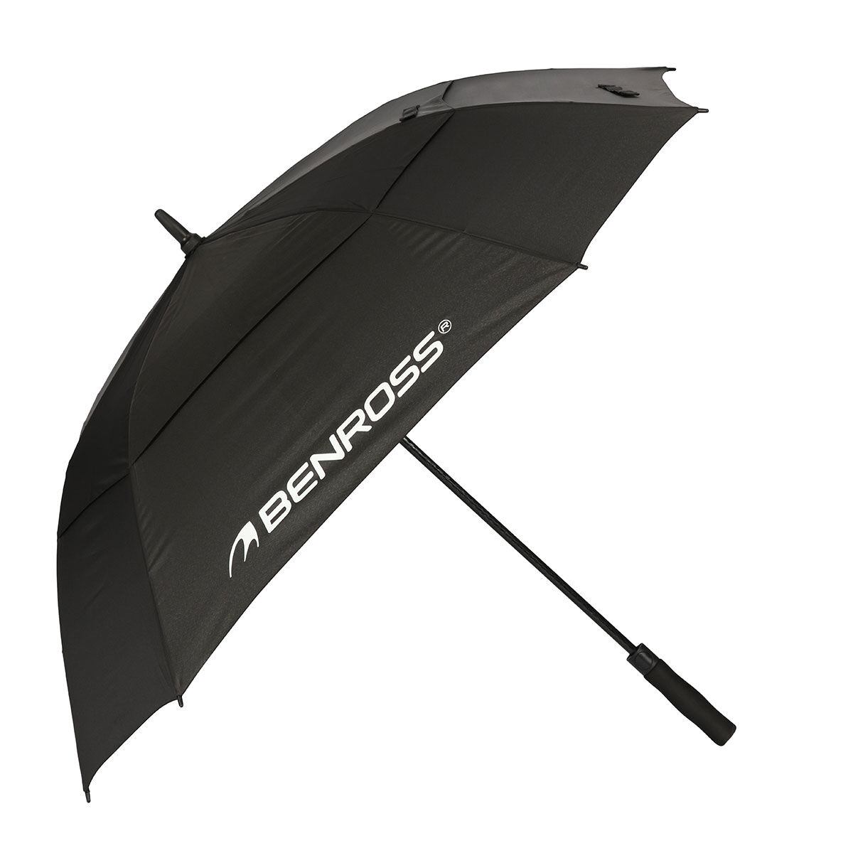 Benross Square Golf Umbrella, Mens, Black, 62 inches | American Golf von Benross
