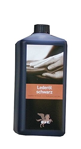 Bense u. Eicke Lederöl, 1 L für alle Glattleder schwarz, Sattelzeug, Motorrad und Arbeitskleidung, Leather Oil von Bense & Eicke