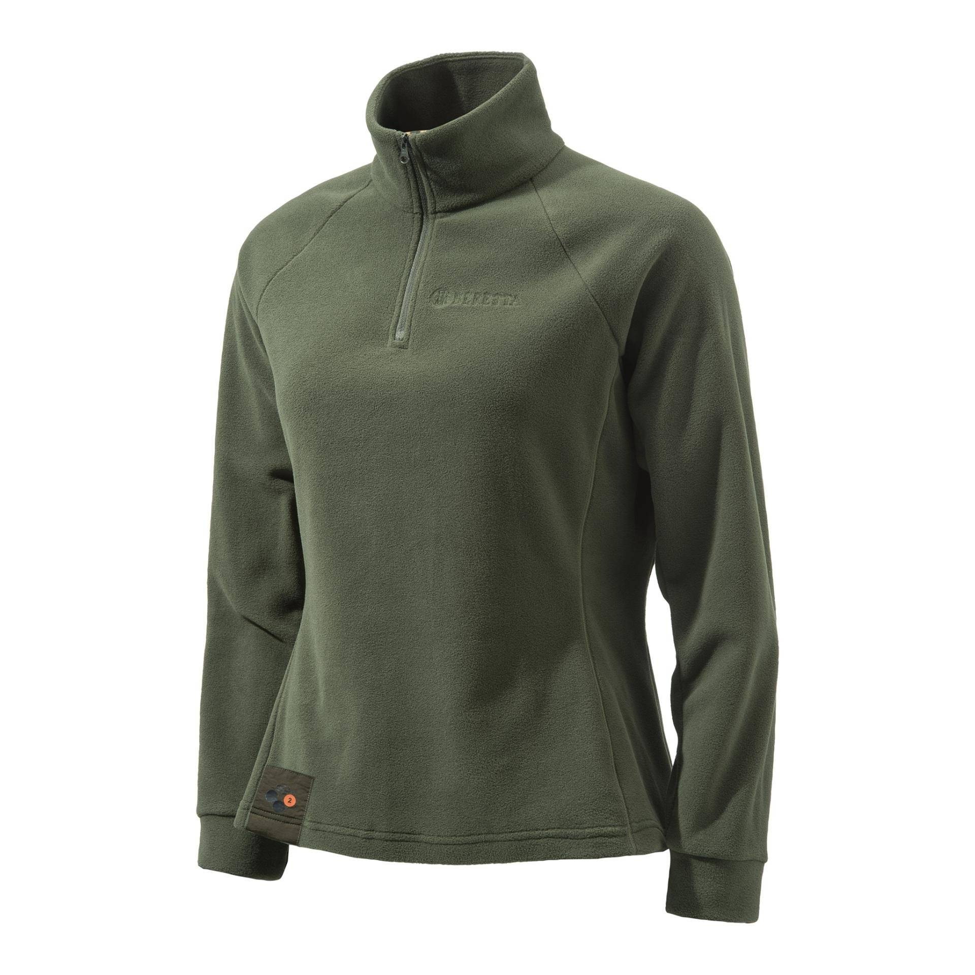 Beretta Fleecepullover Damen Half Zip - Grün  S von Beretta