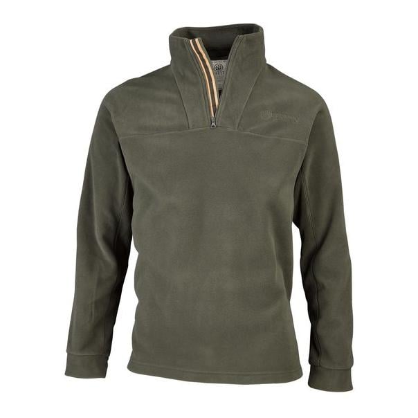 Beretta Fleecepullover Herren Half Zip - Grün  S von Beretta