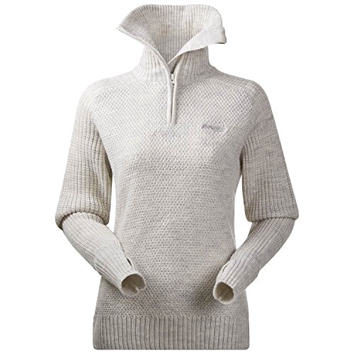 Bergans Damen Ulriken Pullover, White Melange, XL von Bergans