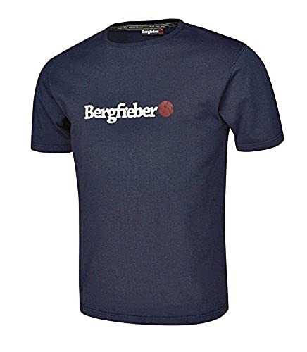 Bergfieber Herren Logo T-Shirt, blau, S von Bergfieber