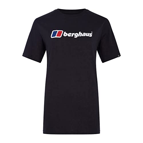 Berghaus Damen Boyfriend Big Classic Kurzärmeliges T-Shirt, Schwarz, 40 EU von Berghaus