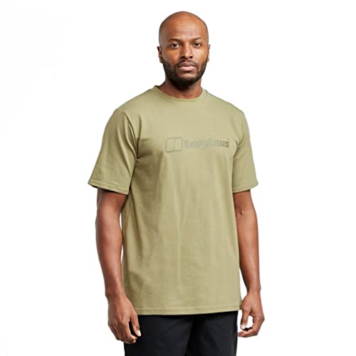 Berghaus Organic T-Shirt mit großem farbigem Logo für Herren, Aloe von Berghaus