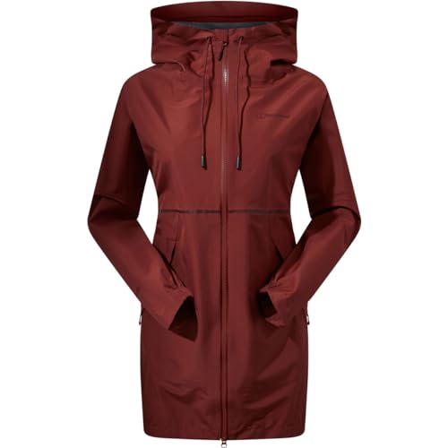 Berghaus Rothley GORE-TEX Waterproof Jacke für Damen, Rot Rost, 34 von Berghaus