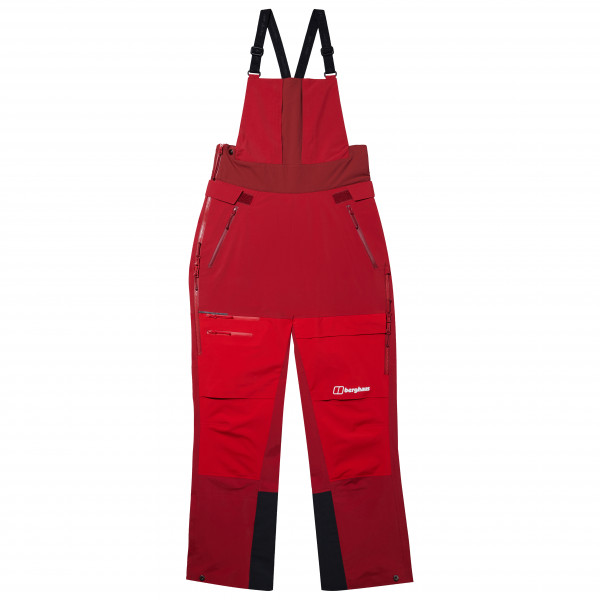 Berghaus - Women's MTN Arete Descend GTX Bib Pant - Regenhose Gr 8 rot von Berghaus