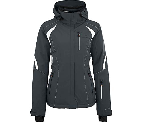Bergson SNOWTASTIC | Damen Skijacke, wattiert, 20000mm Wassersäule, Ebony [949], 38 - Damen von Bergson