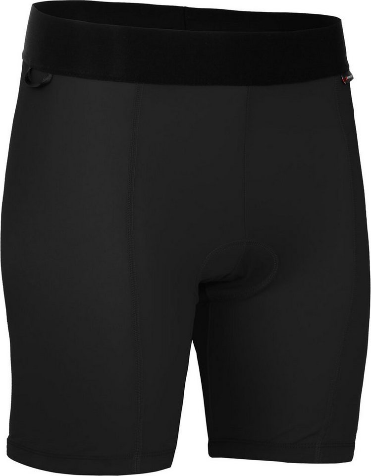 Bergson Fahrradhose POHJA COMFORT Damen Fahrrad Unterhose (mit Sitzpolster), bielastisch, tight, Normalgrößen, schwarz von Bergson