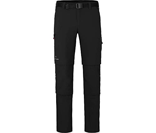 Bergson Queensland Doppel Zipp-Off mit T-Zipp | Herren Wanderhose, vielseitig, pflegeleicht, Black [900], 118 - Herren von Bergson