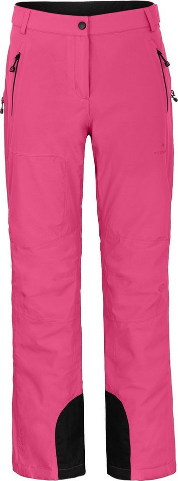 Bergson Skihose ICE Damen Skihose, wattiert, 20000 mm Wassersäule, Kurzgrößen, pink von Bergson