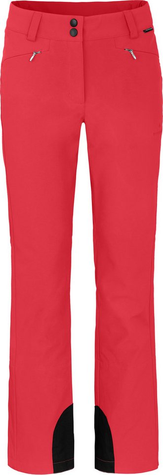 Bergson Skihose SAIMAA Damen Softshell Skihose, winddicht, elastisch, Normalgrößen, Hibiskus von Bergson