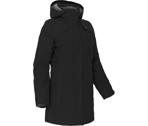 Bergson TORNIO | Damen Wintermantel, Teddy Futter, warm wattiert, 20000 mm Wassersäule, Black [900], 42 - Damen von Bergson