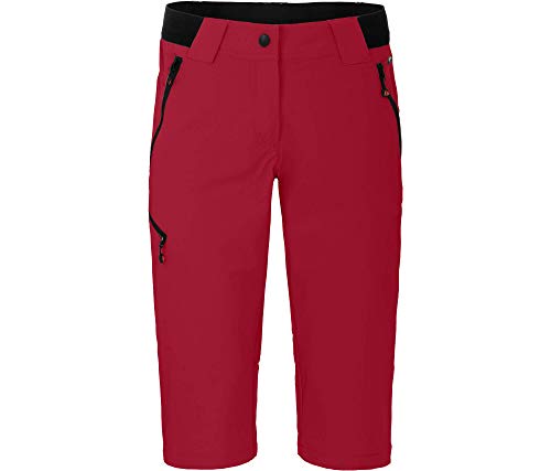 Bergson VIDAA Comfort Capri | Damen 3/4 Wanderhose, leicht, strapazierfähig, Chili Pepper [129], 36 - Damen von Bergson