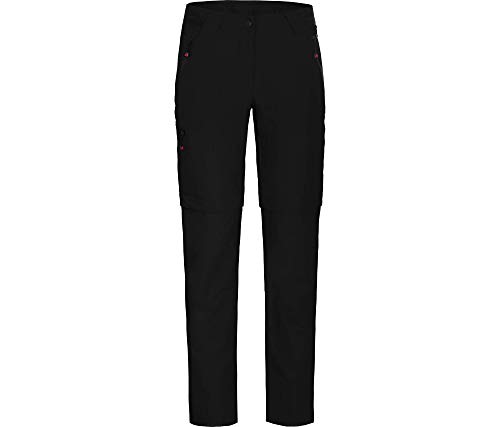 Bergson VIDAA Comfort Zipp-Off | Damen Wanderhose, leicht, strapazierfähig, Black [900], 52 - Damen von Bergson