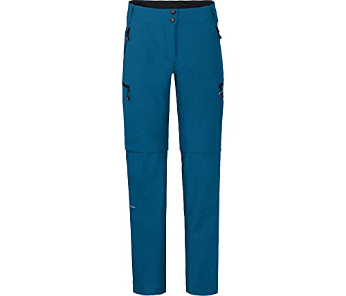 Bergson Valli Zip-Off | Damen Radhose, robust elastisch, Blue Sapphire [307], 40 - Damen von Bergson