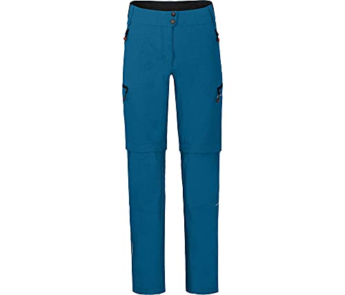 Bergson Vina Zipp-Off | Damen Radhose (mit gepolsterter Innenhose), robust, elastisch, Blue Sapphire [307], 26 - Damen von Bergson