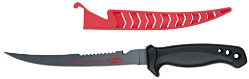 Berkley Fishin Gear Knife, Filetiermesser in DREI Größen, mit Klingenschutz, rostfreie Klinge, spülmaschinenfest, rutschhemmender Griff (7" Fillet Knife - 18cm) von Berkley