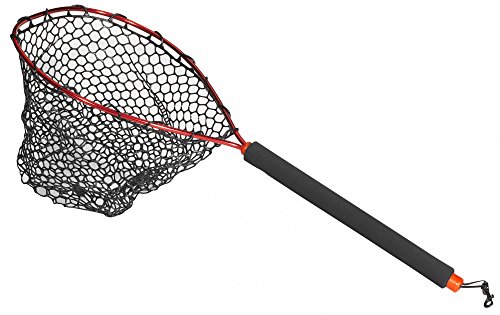 Berkley Kescher für das Angeln Extended Kayak Net Lunghezza 76 cm Dimensioni 30x35x28 cm Colore Rosso-Nero Teleskopisch Kautchutiert Meer Forelle See von Berkley