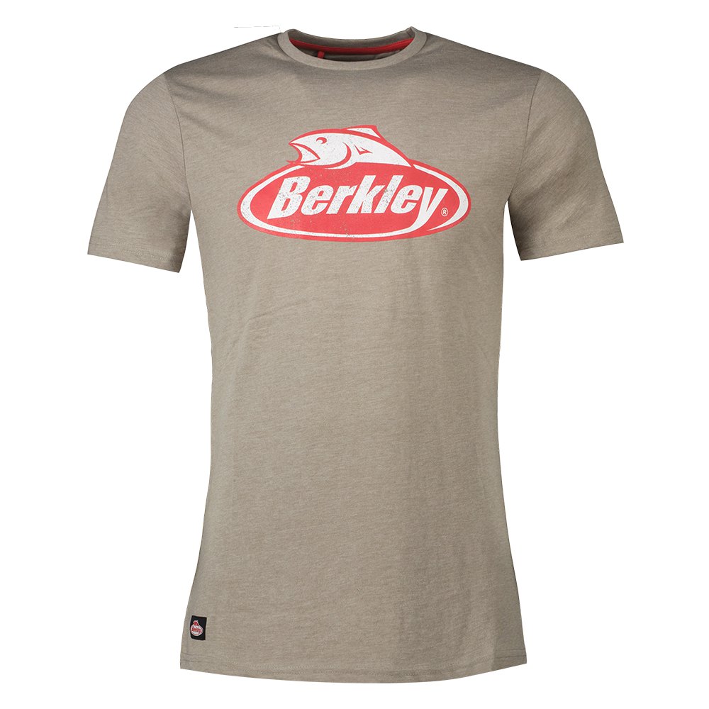Berkley Logo Short Sleeve T-shirt Grau S Mann von Berkley