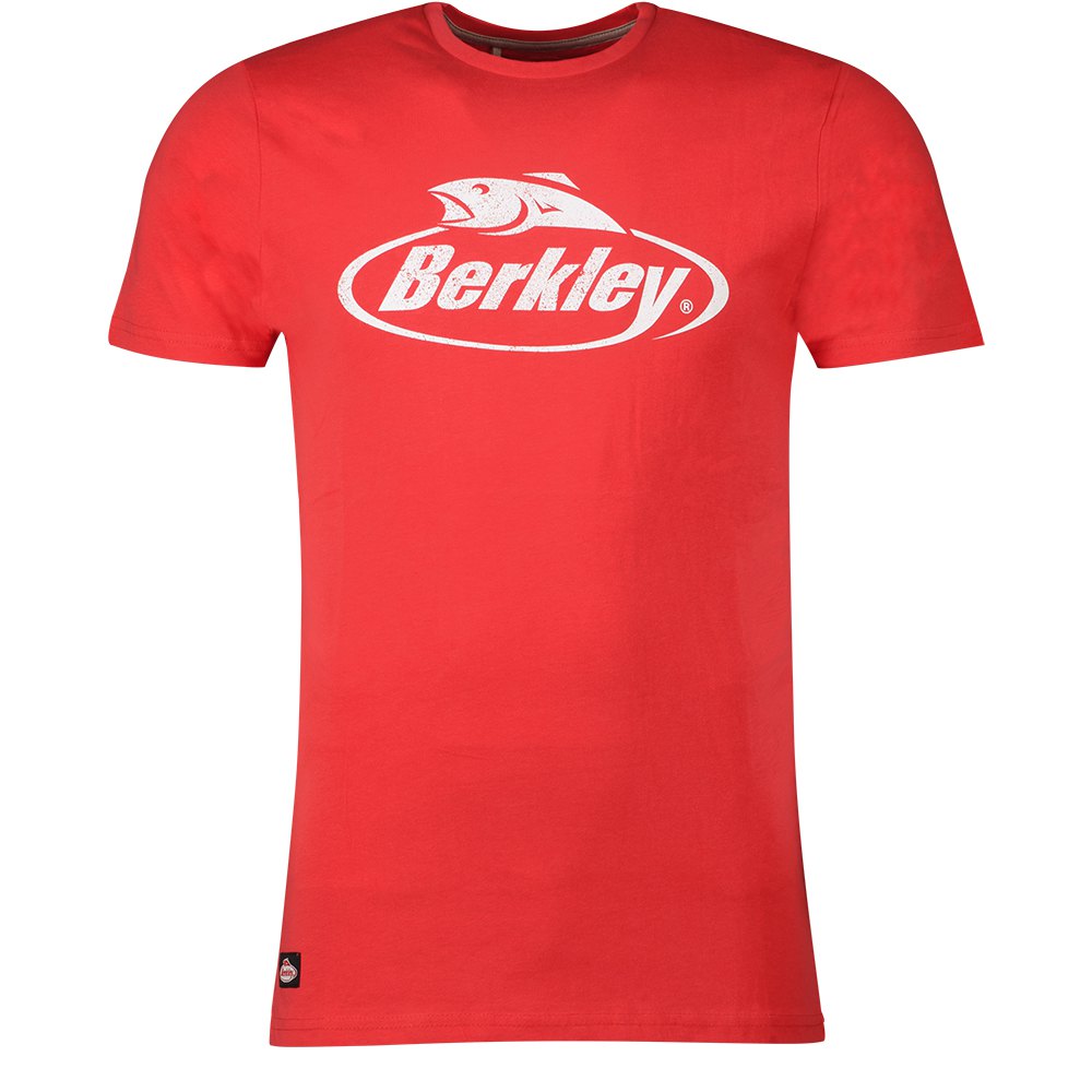 Berkley Logo Short Sleeve T-shirt Rot 3XL Mann von Berkley