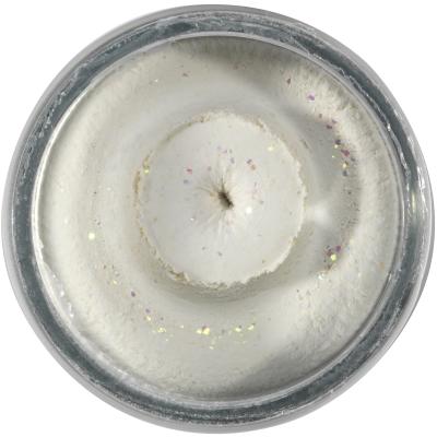 Berkley PowerBait Sinking Glitter Trout Bait White 65g von Berkley