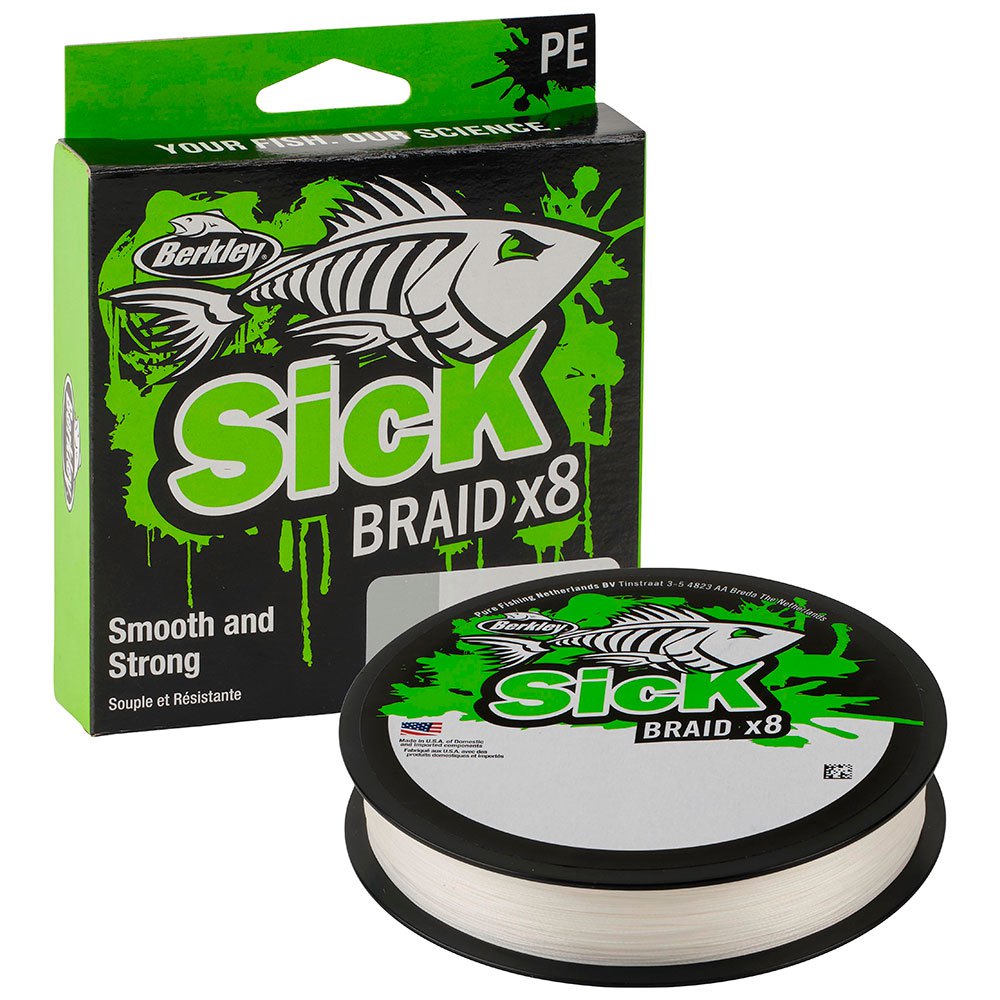 Berkley Sick 300 M Braided Line Grün 0.140 mm von Berkley