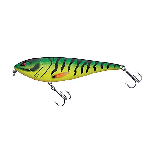 Berkley Zilla Glider Pike Hecht Angelköder, 16cm, Firetiger von Berkley