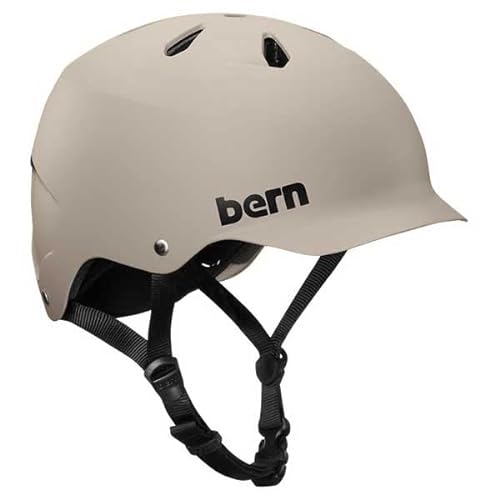 Bern Unisex Jugend Watts Classic Helm, Matter Sand, M von Bern