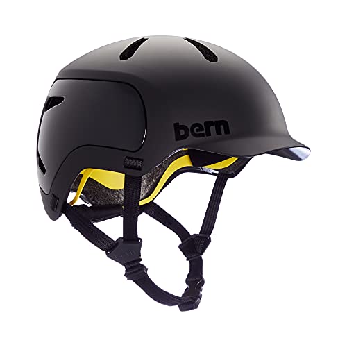 Bern WATTS 2.0 Fahrrad Helm, Matte Black, L von Bern