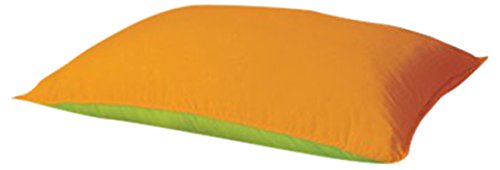 Bertoni Tende | Camp Pillow, gepolstertes Reisekissen, Tragetasche mit Kordelzug, 40 x 25 cm, Farbe: Grün/Orange von Bertoni Tende