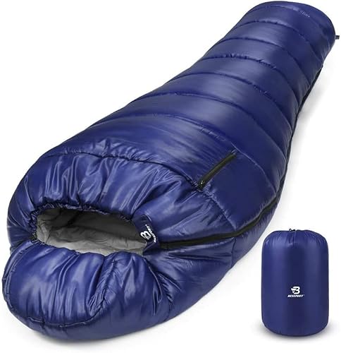 Bessport Schlafsack -10℃ 4 Jahreszeiten Winter Mumienschlafsack Wasserabweisend Schlafsack für Reise Zelten Camping Outdoor Camping oder Indoor von Bessport