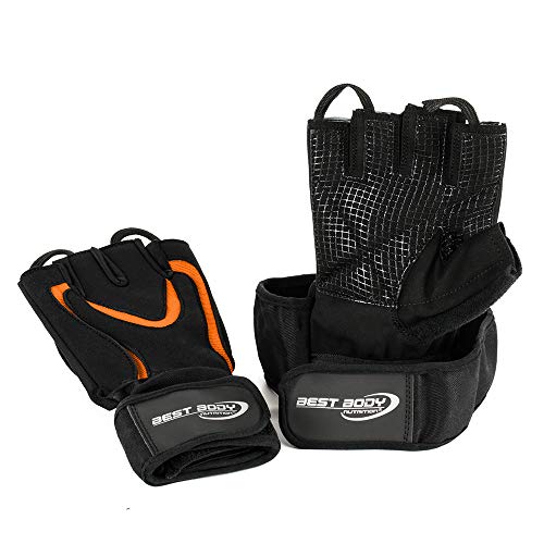 Best Body Nutrition Handschuhe Top Grip 2.0 - Schwarz/Orange - Gr. L von Best Body Nutrition