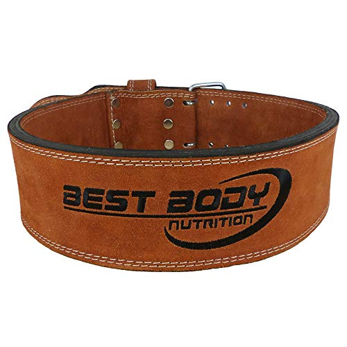 Best Body Nutrition Unisex-Adult Dreikampfgürtel-Natur-Gr. XL, Braun von Best Body Nutrition