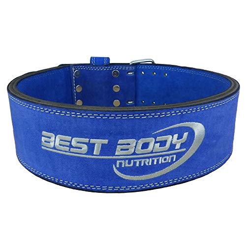 Best Body Nutrition Unisex-Adult Dreikampfgürtel-blau-Gr. M von Best Body Nutrition