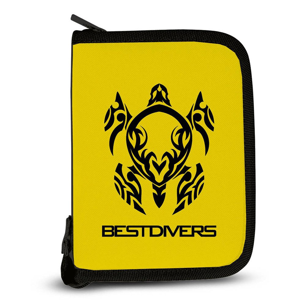 Best Divers Dive Log Art 6 Logbook Cover Gelb von Best Divers