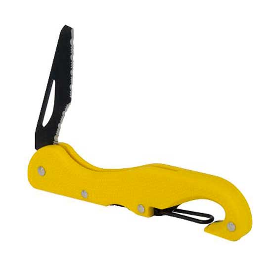 Best Divers Foldable With Safety Carabiner Gelb von Best Divers