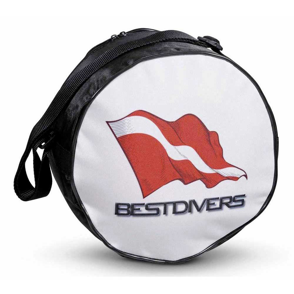Best Divers Round Regulator Bag Weiß,Schwarz von Best Divers