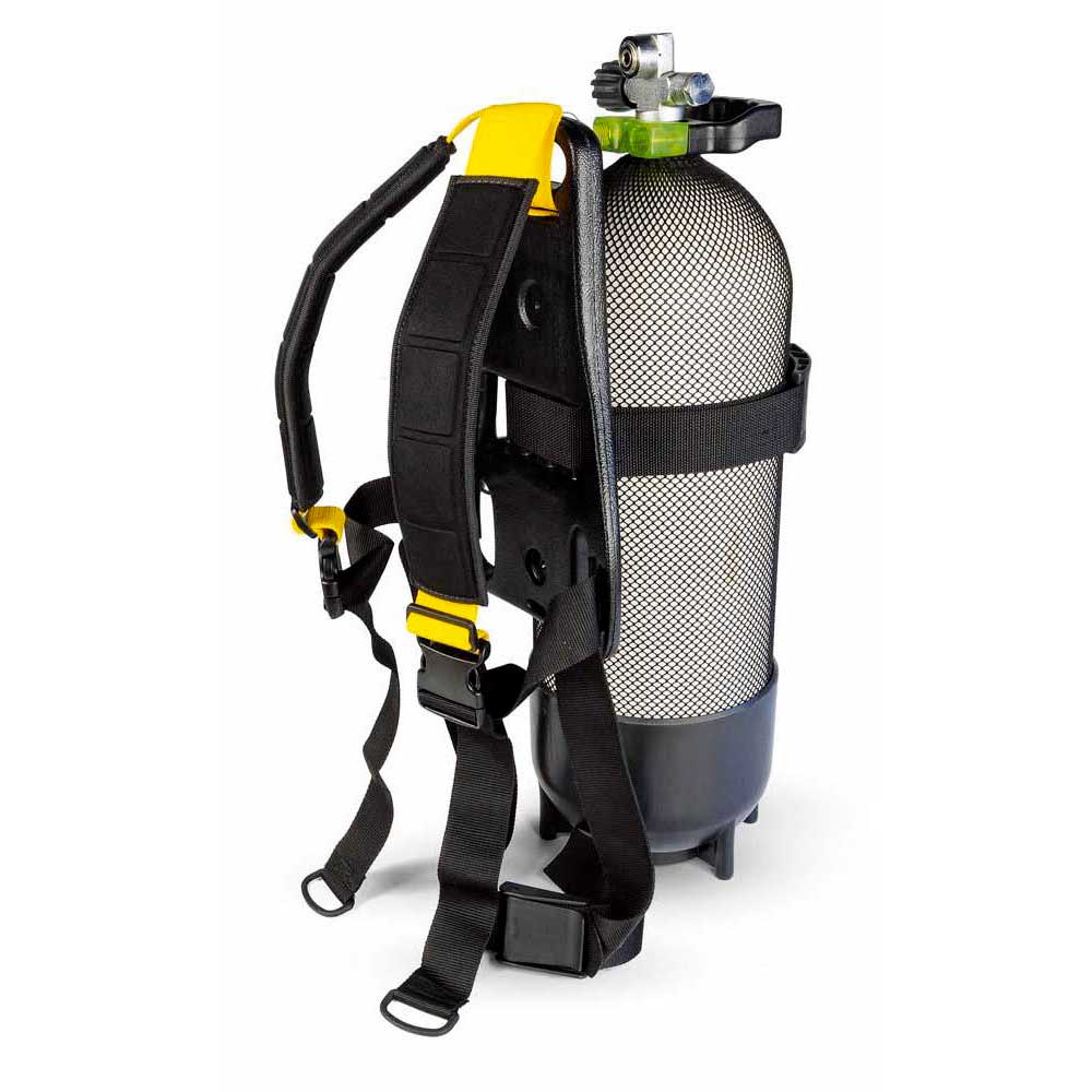 Best Divers Tank Backpack With Shoulder Straps Schwarz von Best Divers