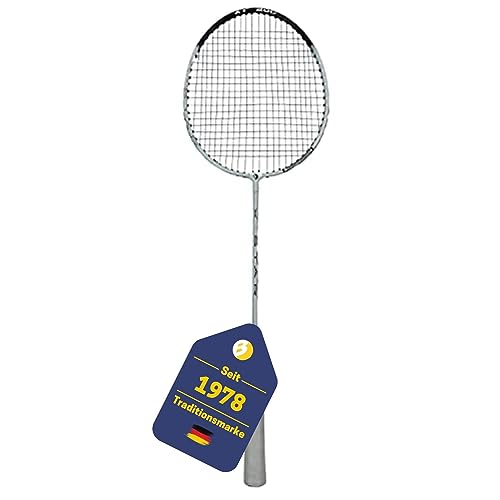 Best Sporting Badminton Schläger 200 XT I Griffband Badmintonschläger I Schaft und Rahmen aus gehärtetem Stahl I Verstärktes T-Stück I Badminton Racket von B Best Sporting