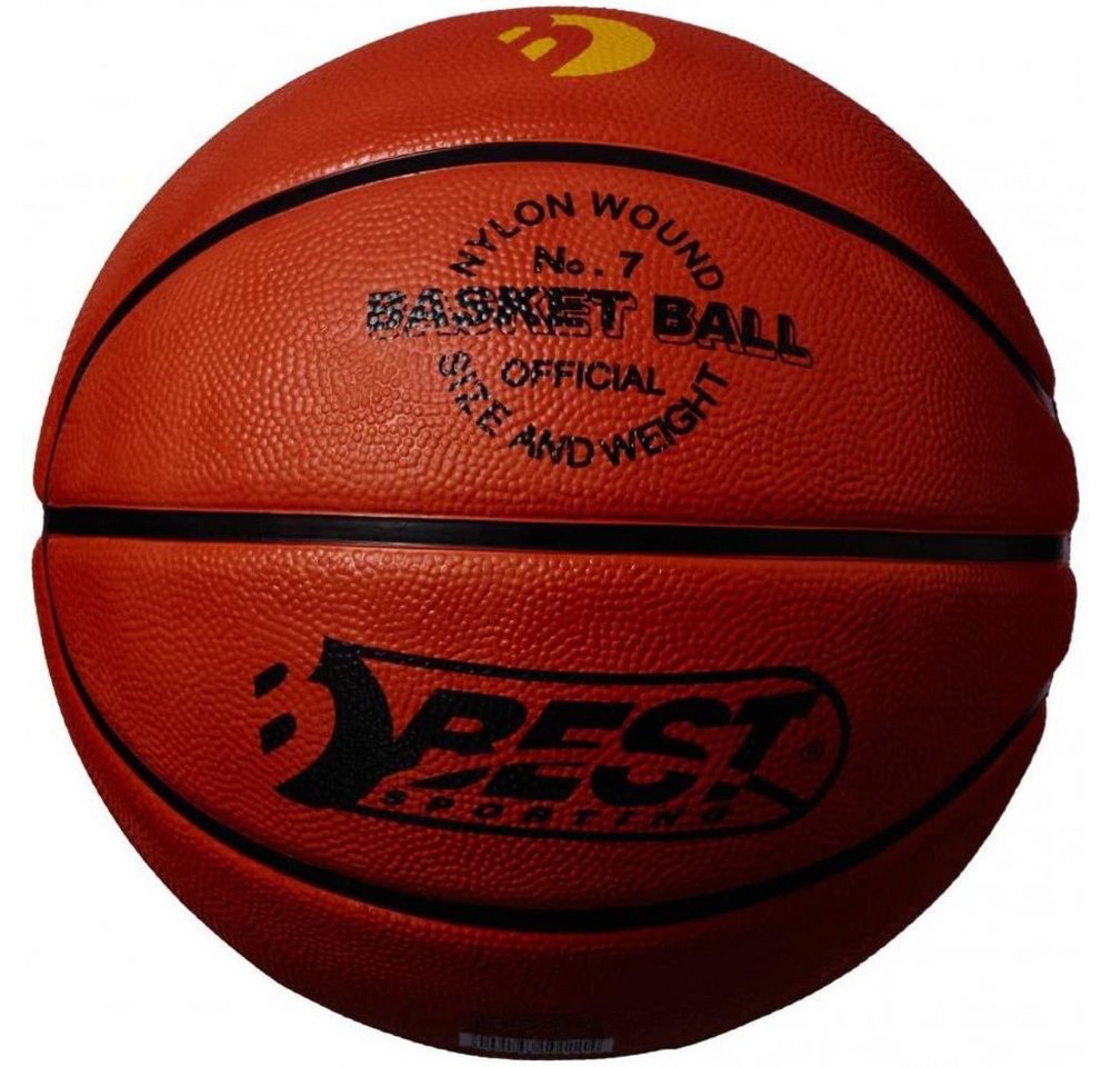 Best Sporting Basketball 10153419, Größe 7 Braun Gummioberfläche für Indoor und Outdoor von Best Sporting