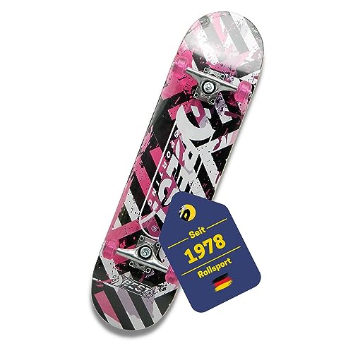 Best Sporting Skateboard, ABEC 7, max. Belastung 100 kg, Farbe: pink/schwarz von B Best Sporting