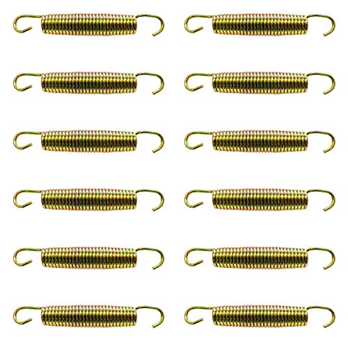 Best Sporting Spiralfedern für Gartentrampolin zum Spannen der Sprungmatten (12 Stück, 135 mm) von B Best Sporting