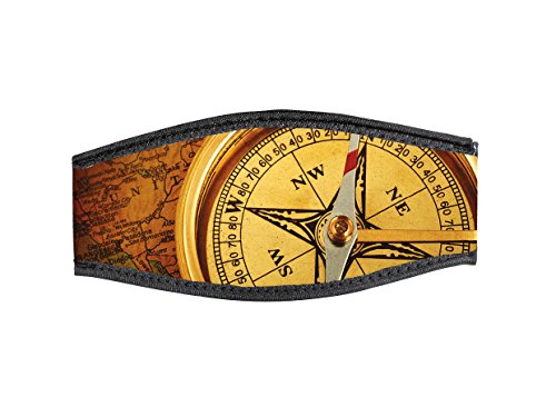Best divers Uhrenarmband Maske aus Neopren, doppelt Klettverschluss, Kompass von Best divers
