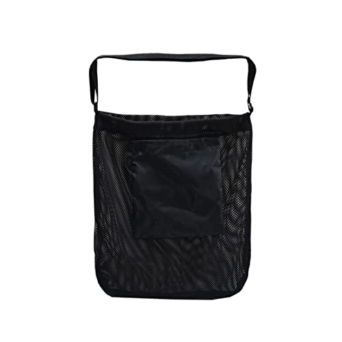 BestAlice Pilz-Jagdtasche, Pilz-Futtertasche, Netzstoff-Pilztasche mit Tasche, Umhängetasche, Netzfutter, Picking-Tasche für Wandern, Camping (schwarz) von BestAlice