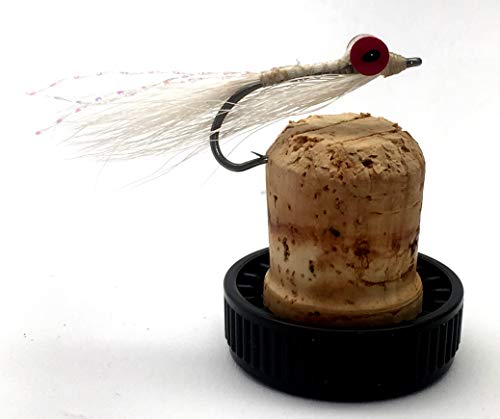 BestCity Tackle Gotcha Salzwasser-Fliegen Crazy Charlie für Knochenfische, Gr. 4-8, 8 Stück von BestCity Tackle