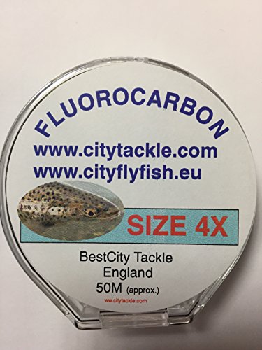Fluorocarbon 5.1lb Test Größe 4 X Beste Qualität Fly Leader florocarbon von BestCity