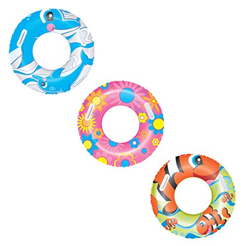 Bestway Schwimmring Kiddie Ø 76 cm - Aufblasbarer Schwimmreifen für Pool, Meer und Schwimmbad - Wasser und Badespaß im Sommer von Bestway