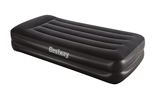 Bestway Aeroluxe Airbed, Luftbett mit eingebauter Elektropumpe, Twin 191x97x46 cm, schwarz (anthrazit) von Bestway