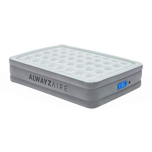 Bestway AlwayzAire™ Basic Plus Luftbett, 203 x 152 x 46 cm, Double, mit integrierter Elektropumpe von Bestway