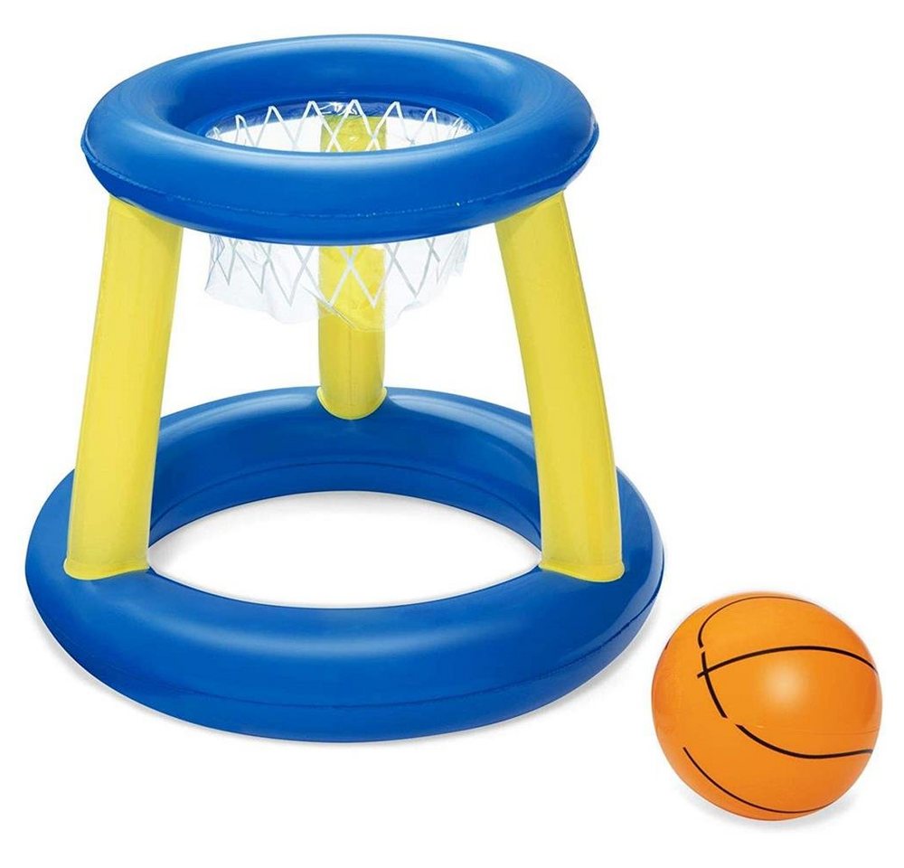 Bestway Badespielzeug Wasser-Basketball mit Ball, 91 cm, Poolspiel, Pool baden schwimmen spielen, Badespaß, Wasserspiel von Bestway